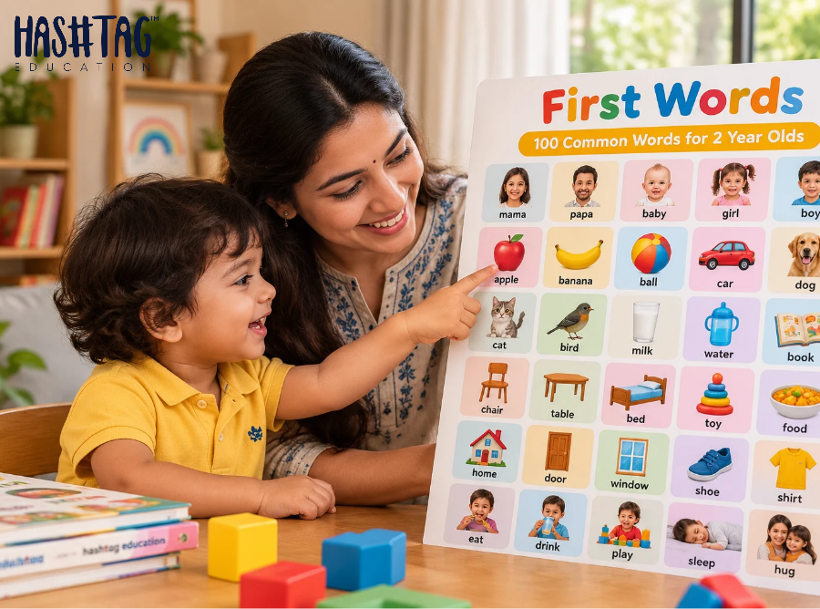 First Words for Toddlers: 100 Words Kids Say by Age 2