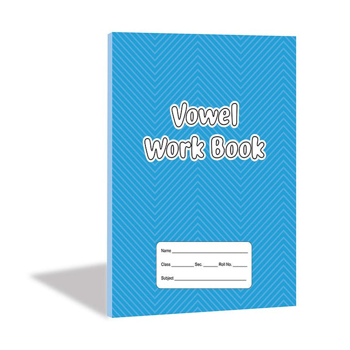 Hashtag Education English Vowel Workbook | 76 Pages | Nursery & Preschool Learning Book | Writing Practice | Kids Early Skills Workbook - Hashtag Education