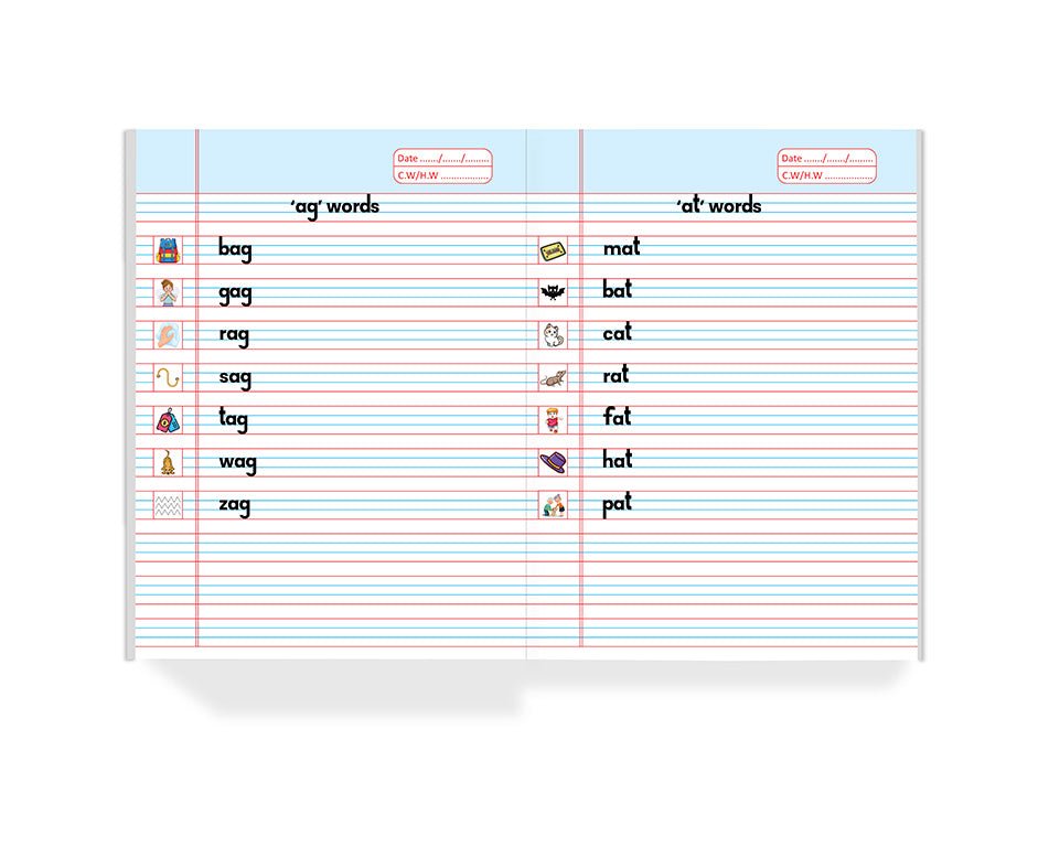 Hashtag Education English Vowel Workbook | 76 Pages | Nursery & Preschool Learning Book | Writing Practice | Kids Early Skills Workbook - Hashtag Education