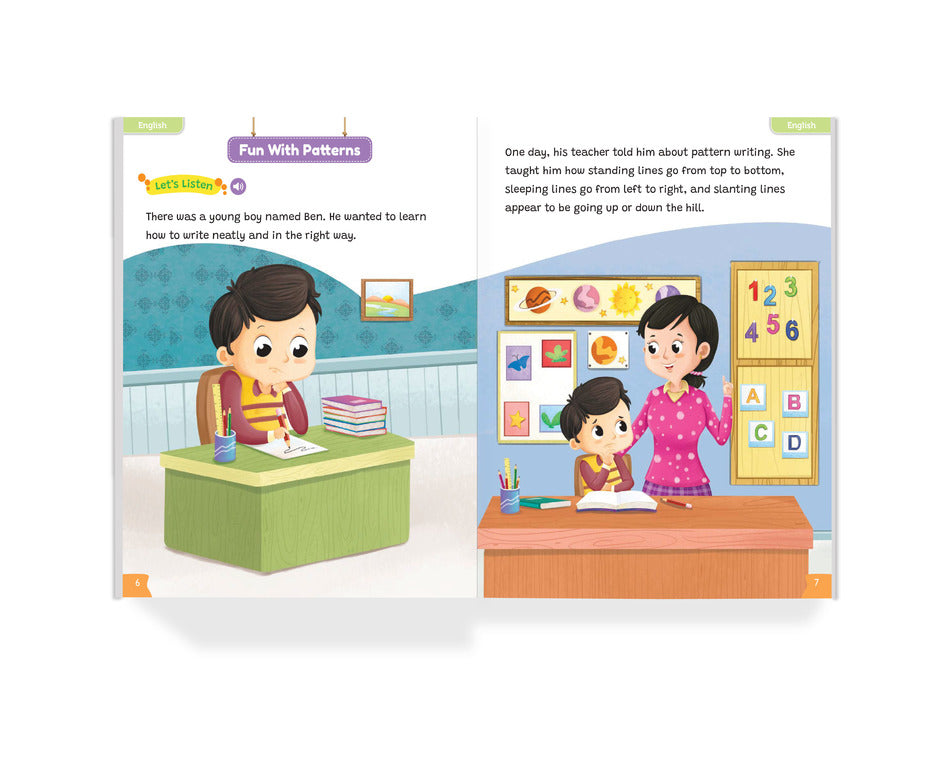 All about Shapes and Colors: Term 1 Book (LKG)