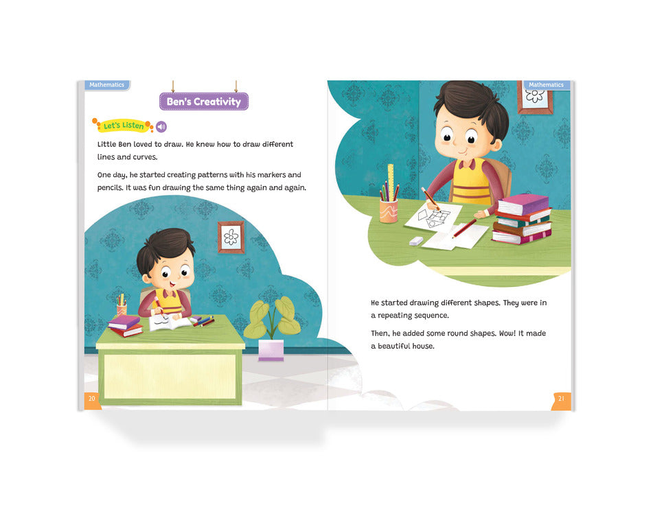 All about Shapes and Colors: Term 1 Book (LKG)