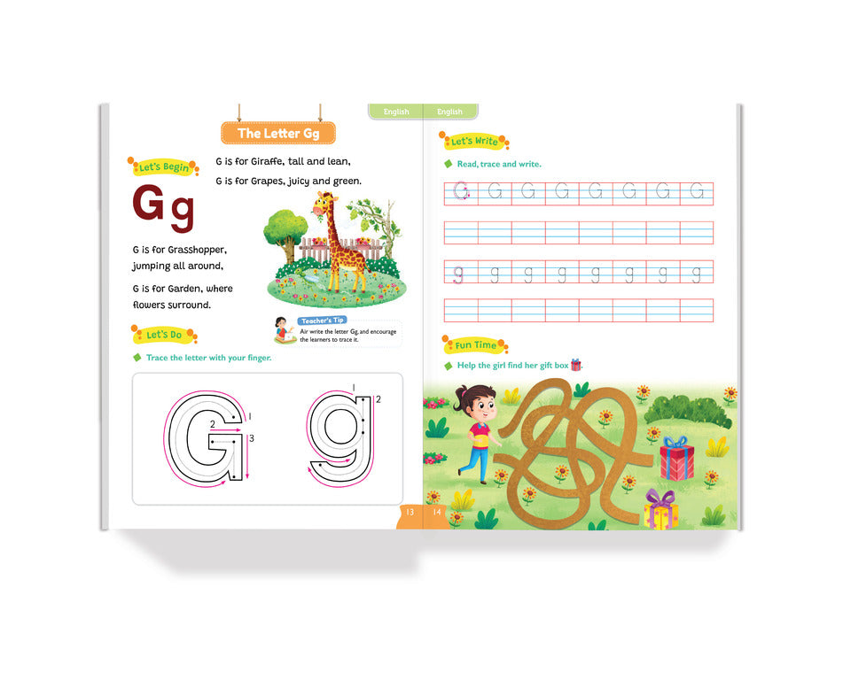 All About People and Places: Term 2 Book (LKG)