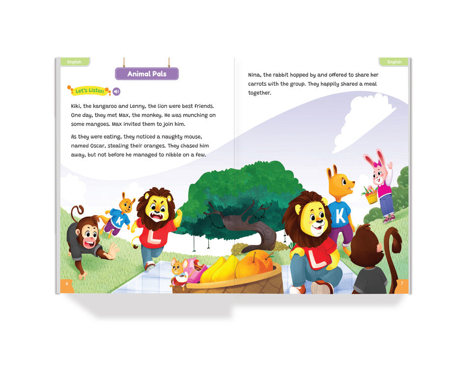 All about Animals: Term 2 Book (LKG)