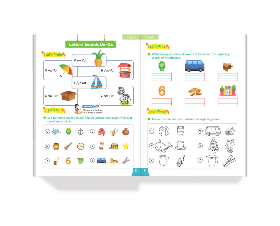 All about shapes and colors: Term 1 Book (UKG)