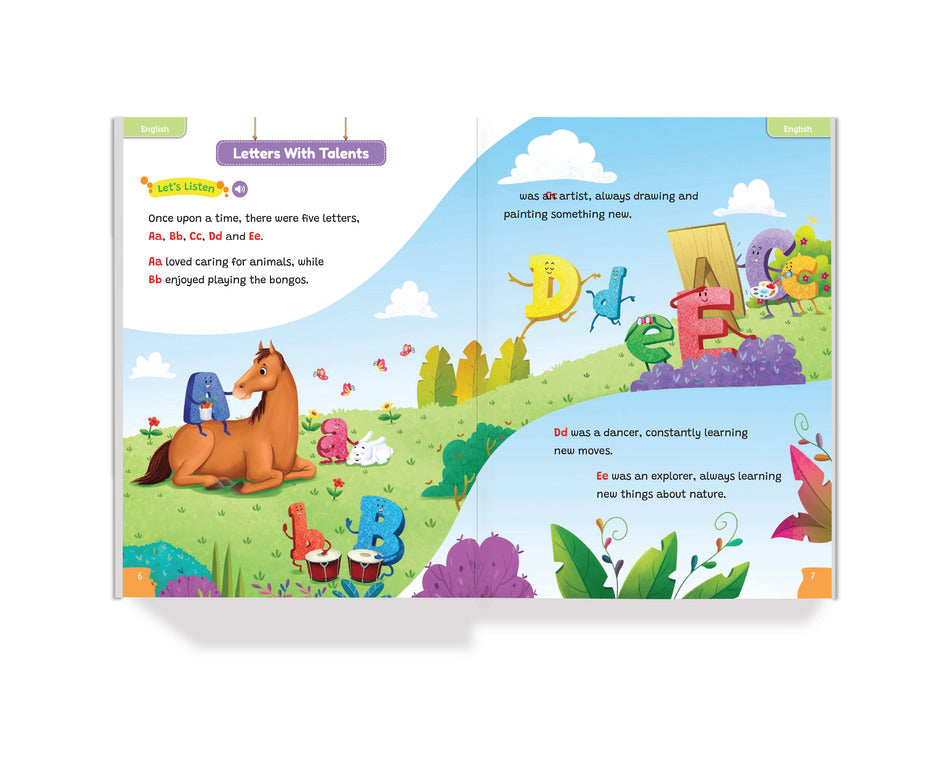 All About Me: Term 1 Book (LKG)